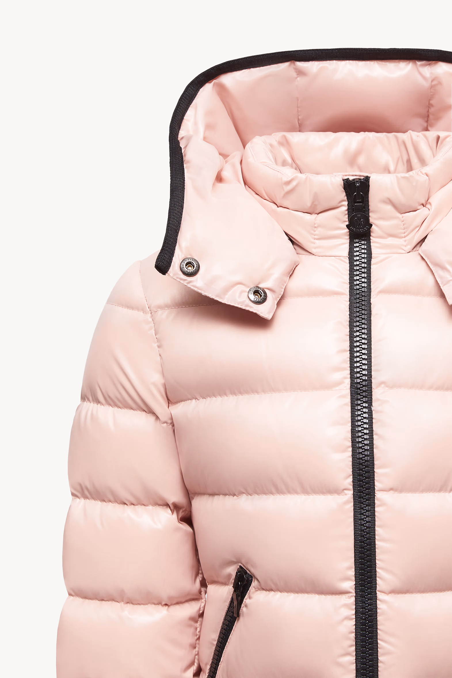 Bady Hooded Down Jacket Girl Pink Moncler 5